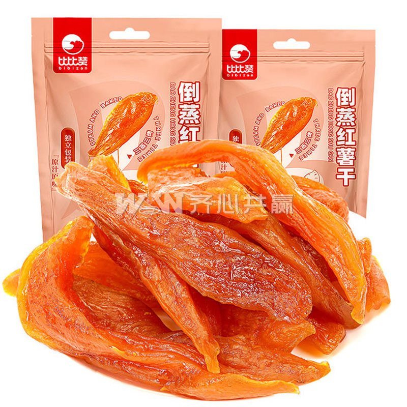 比比赞 250g/袋 独立包装 倒蒸红薯干