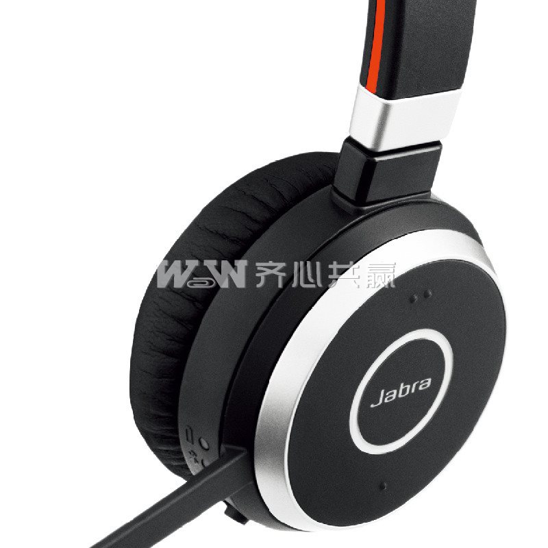 捷波朗Jabra EVOLVE 65 MS 黑色 双耳USB 话务耳机