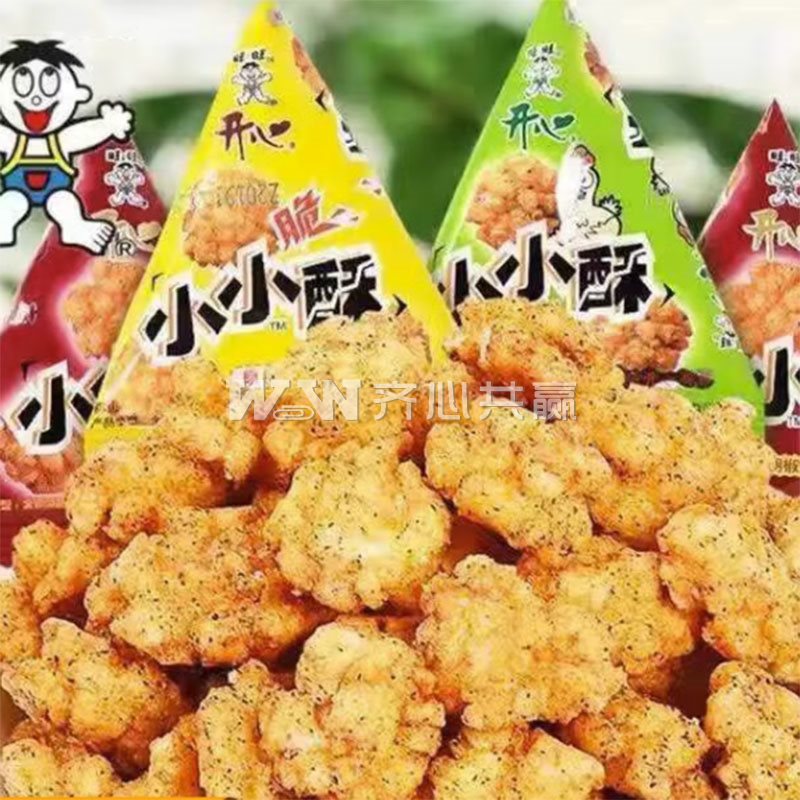 旺旺 60袋/组 原味*20+葱香鸡肉味*20+黑胡椒味*20 散称 三角包小小酥