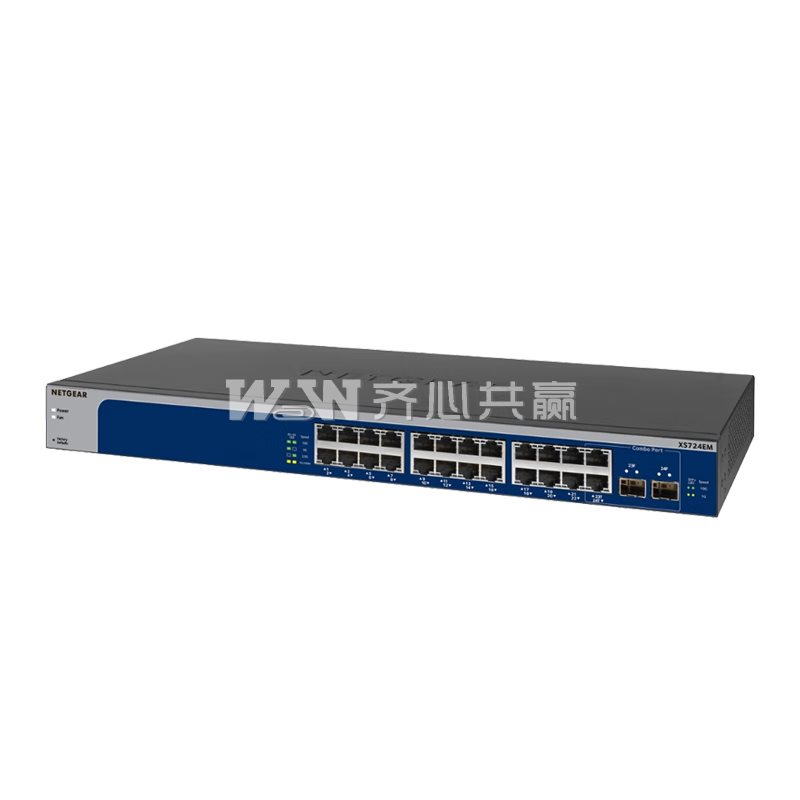 网件Netgear XS724EM 24口 万兆以太网交换机/网管交换机