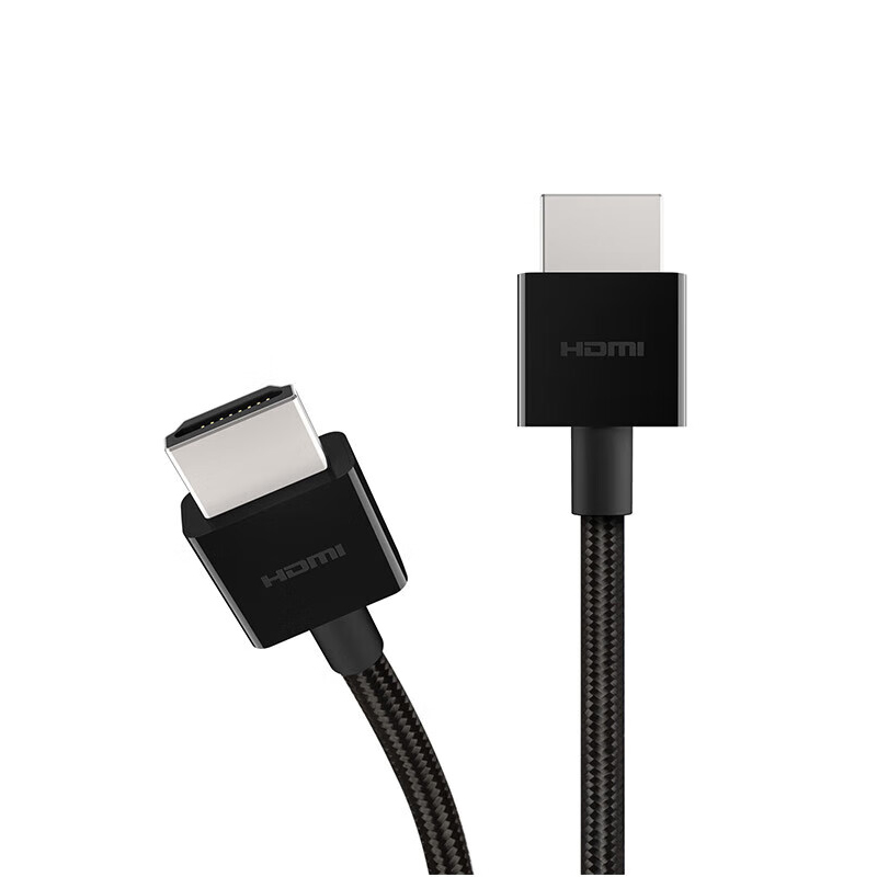 贝尔金Belkin AV10176bt2M 4K/8K 120HZ 编织款 2米 HDMI视频连接线