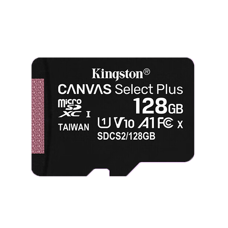 金士顿Kingston SDCS2/128GBSP 128GB Class10 UHS-I U1 A1 V10 MicroSD存储卡