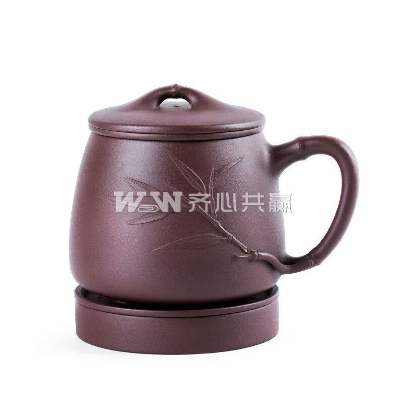 金镶玉 约450ml 5件/套 竹节石瓢杯 带茶滤 茶具套装