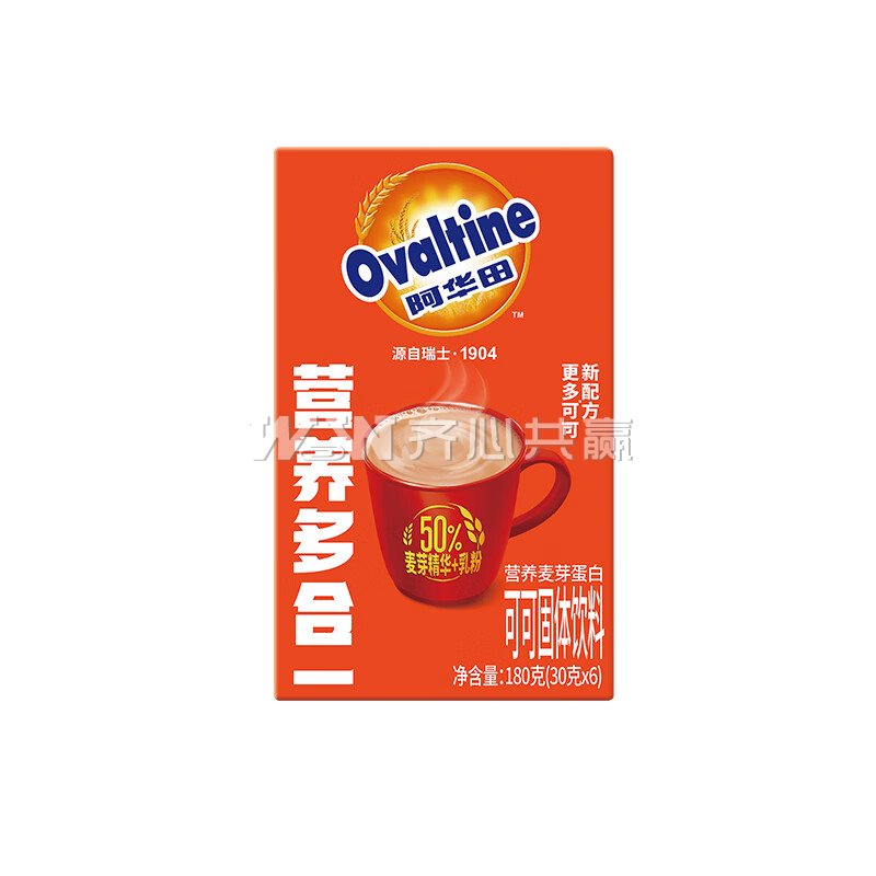 阿华田 30g*6包/盒 金色大麦 蛋白型固体饮料