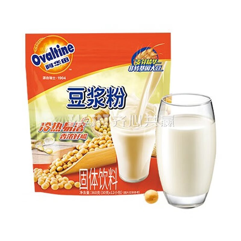 阿华田 360g/袋 30g*12条装 原味 豆浆粉