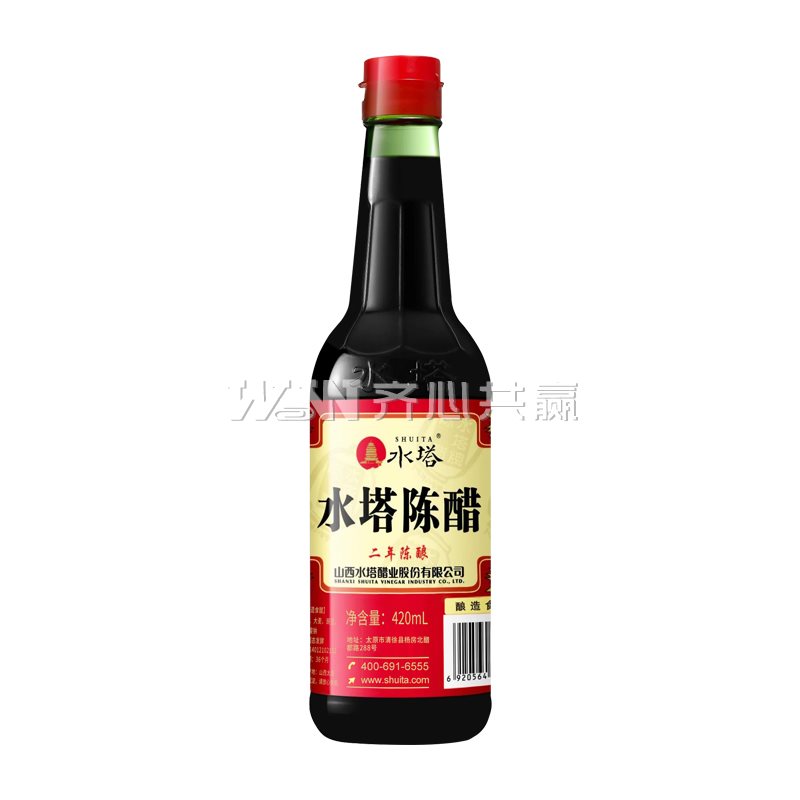 水塔 4度 420ml/瓶 红盖 二年陈酿 水塔陈醋