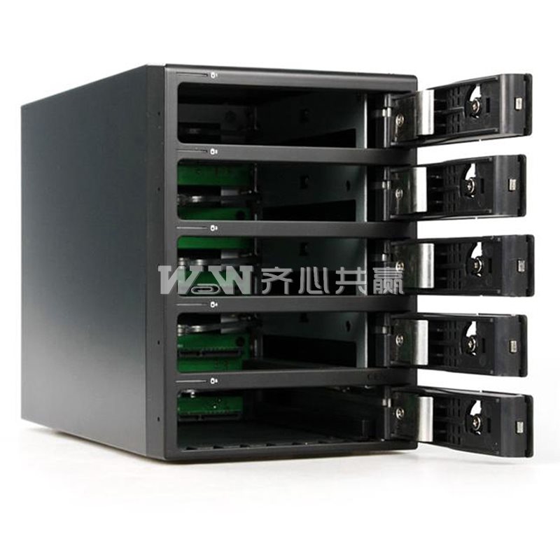 世特力 CRIB535EU3C Type-C/USB3.2Gen1 5盘位 RAID磁盘阵列柜/硬盘柜