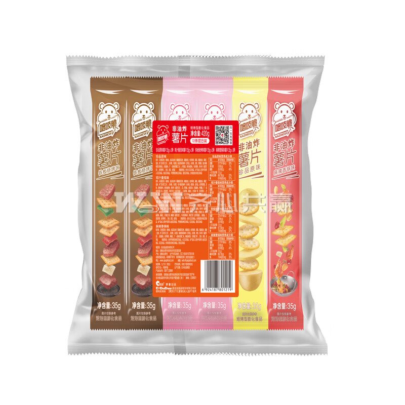 洽洽 35g*12袋/组 混合口味 咔吱脆薯片