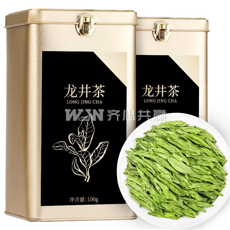 第一江南 100g*2罐/盒 明前特级 礼袋装 龙井茶