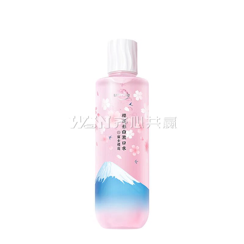Usmile 500ml/瓶 浅海樱花 樱花养白漱口水