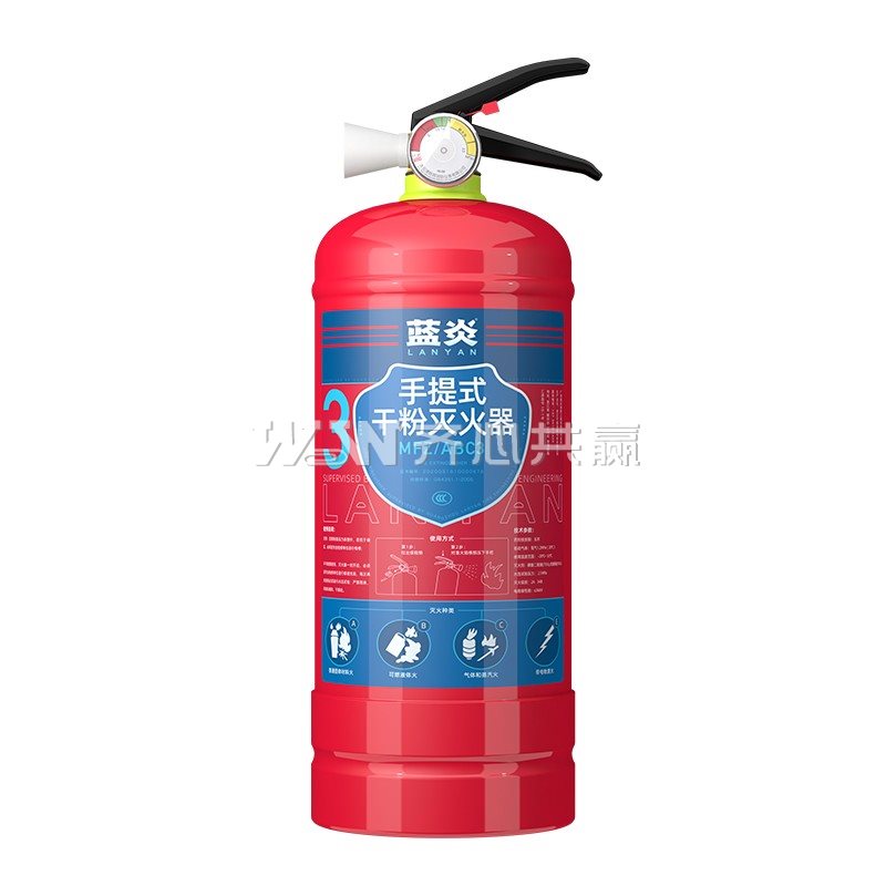 蓝炎 MFZ/ABC3 3kg 手提式 干粉灭火器