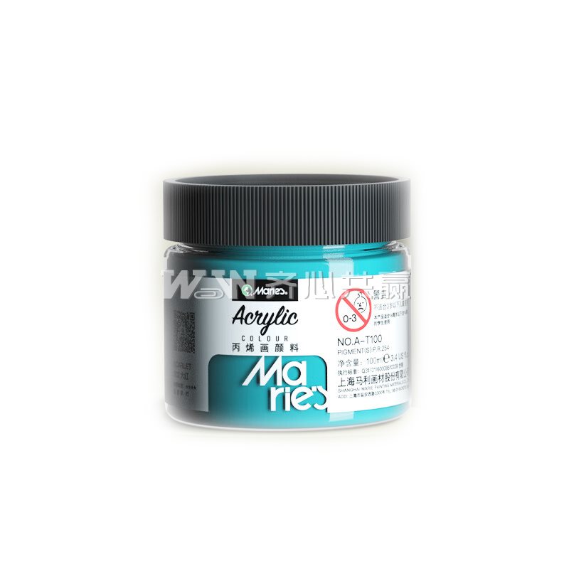 马利Maries A-T100 100ml/瓶 翠绿 丙烯画颜料