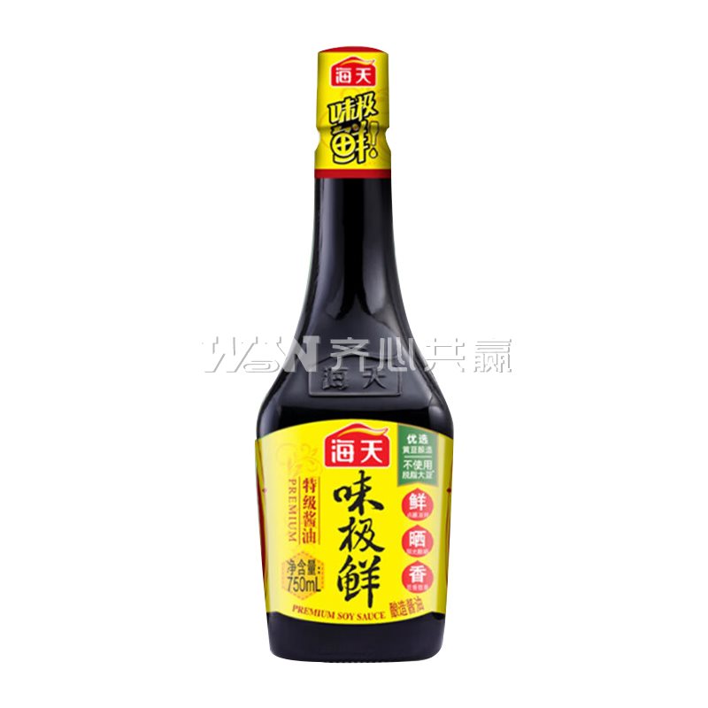 海天 750ml/瓶 味极鲜 特级酱油（酿造酱油）