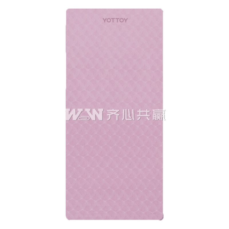 Yottoy 185*80cm 厚7mm 凤信紫 双色 TPE防滑瑜伽垫
