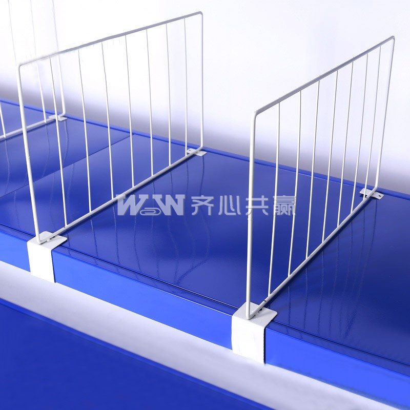 时通 L50*30cm 卡扣厚度6cm 白色 货架分类分隔网片