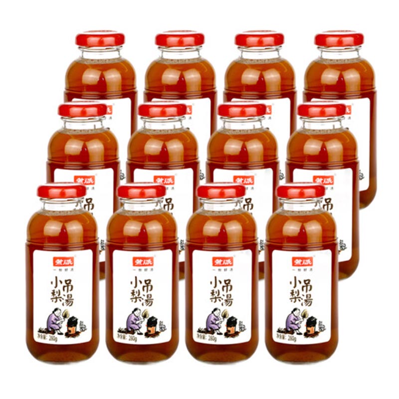 煮派 280g*12瓶/箱 玻璃瓶 小吊梨汤（整箱）