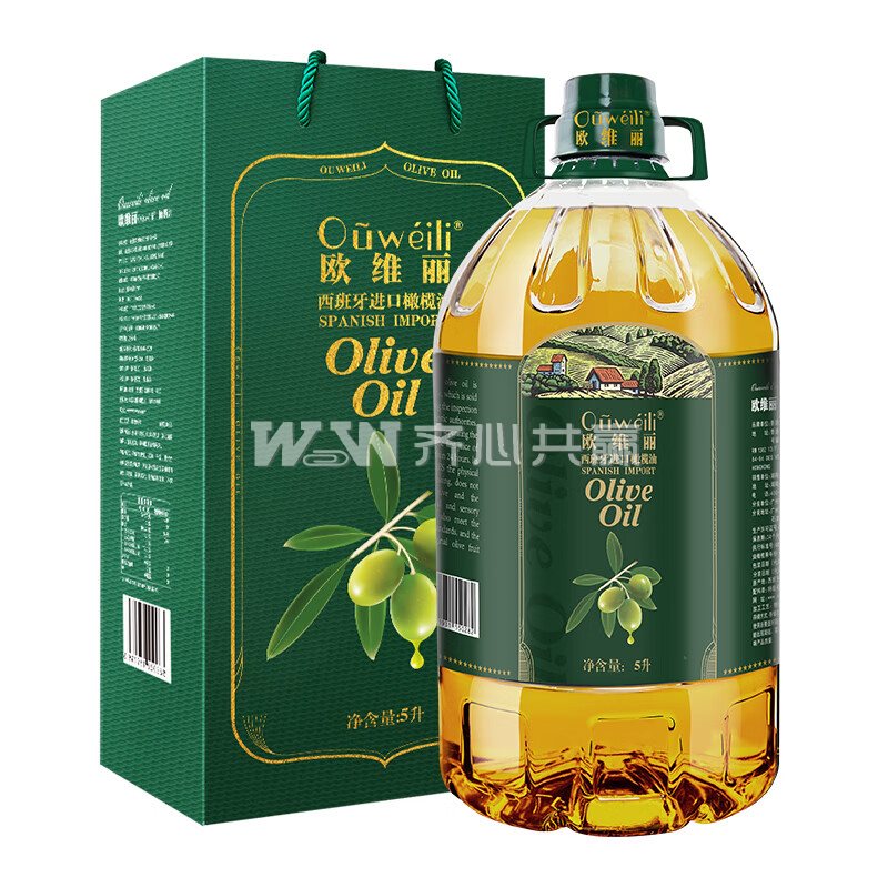 欧维丽Ouweili 5L/桶 西班牙进口橄榄油