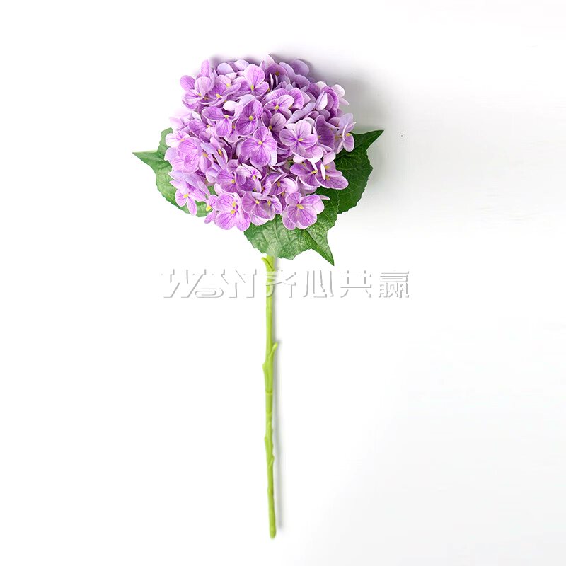 野派 高约52cm 花头直径20cm D款 紫色 手感保湿仿真绣球花
