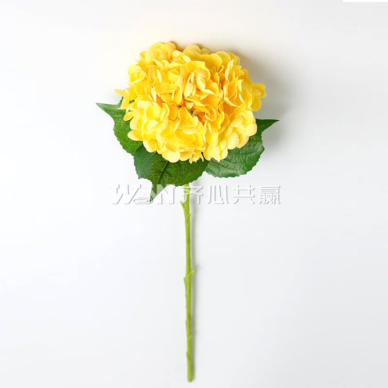 野派 高约52cm 花头直径20cm G款 黄色 手感保湿仿真绣球花