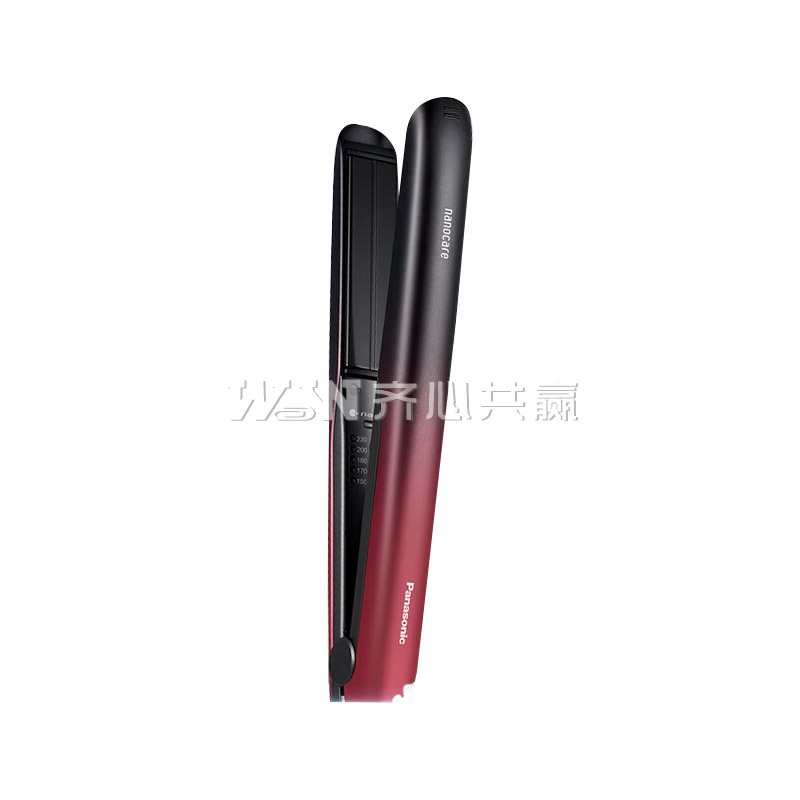 松下Panasonic EH-JHS0E 纳诺怡系列 魅惑红 直发器/烫发夹