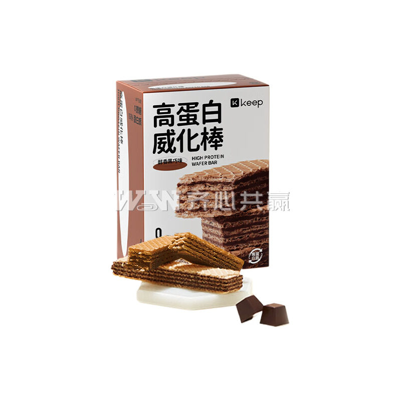 Keep 13g*12根/盒 0蔗糖 醇香黑巧味 高蛋白威化棒