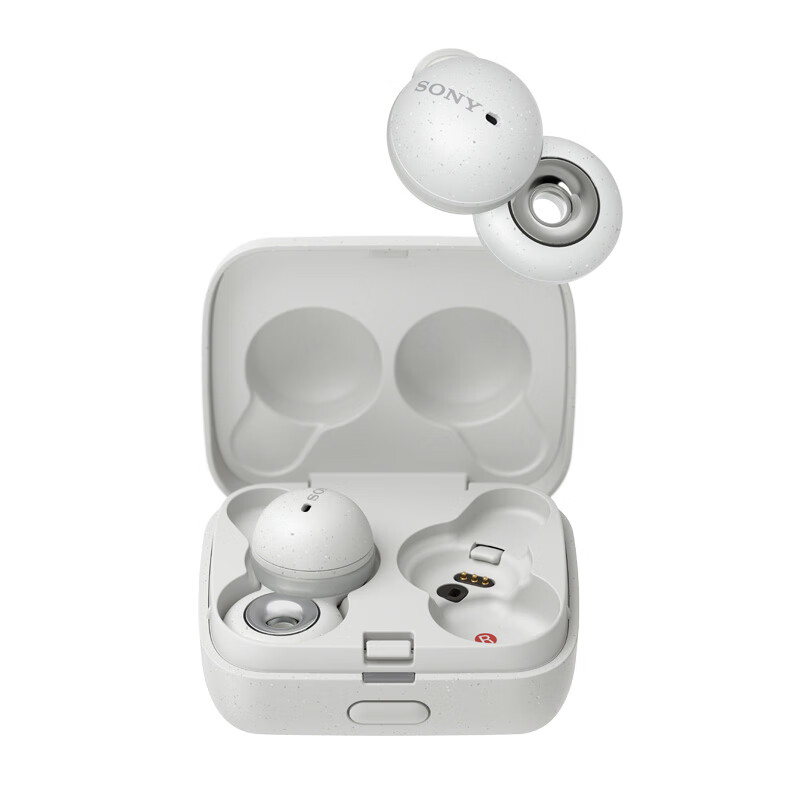 索尼Sony WF-L900 LinkBuds 白色 开放式 真无线蓝牙耳机