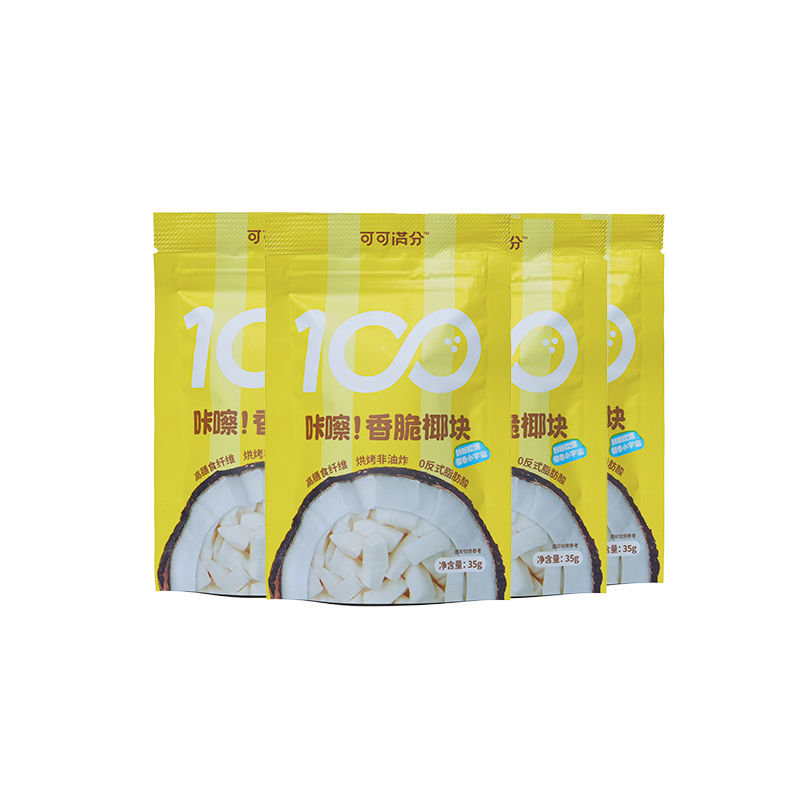 可可满分 35g/包 4包/组 咔嚓！香脆椰块
