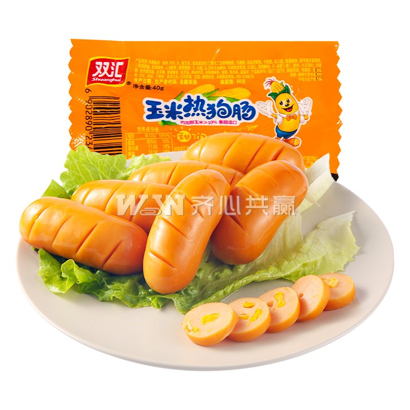 双汇Shuanghui 40g*60支/箱 玉米热狗肠