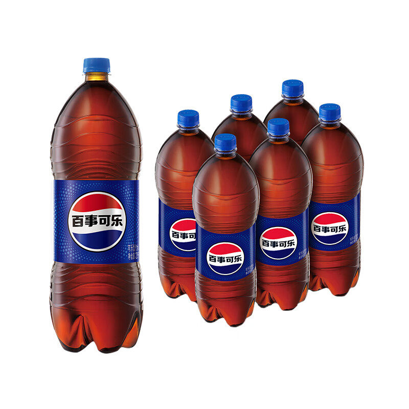 百事可乐 2L*6瓶/组 碳酸饮料