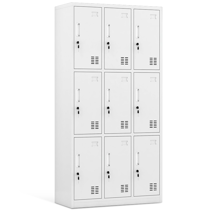 举冠 900*420*1800mm 常规款 带锁 钢制九门更衣柜