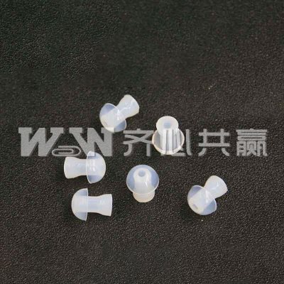 西尔得 约0.8*1.2cm 小号 15个/组 白色 硅胶 蘑菇头耳帽