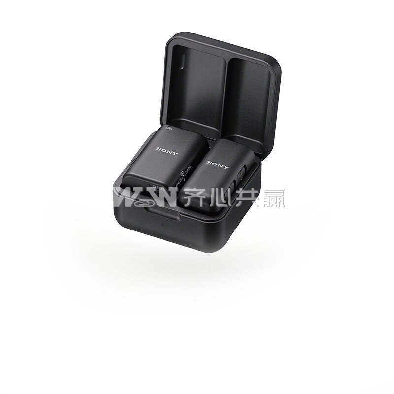 索尼Sony ECM-W3S 黑色 一拖一 无线 领夹麦克风/小蜜蜂