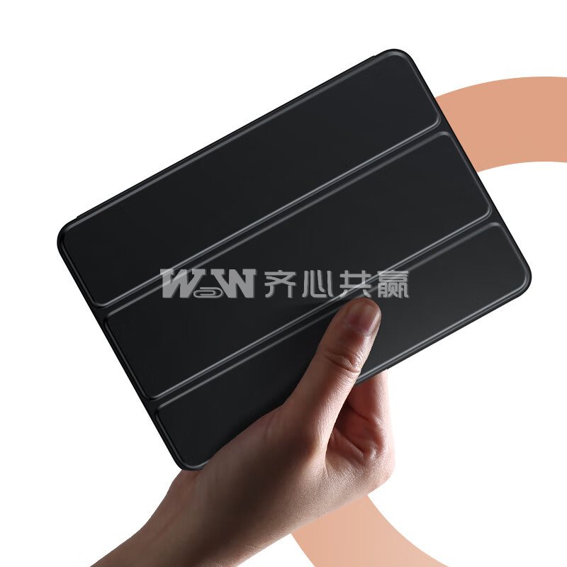 毕亚兹BIAZE PB382 10.9英寸 适用ipad10 黑色 三折平板电脑保护套