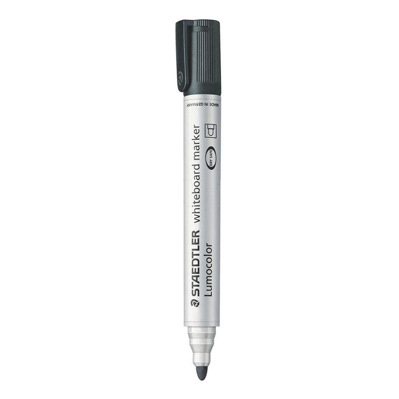 施德楼Staedtler 351-9 笔幅：2mm 黑色 防干易擦白板笔