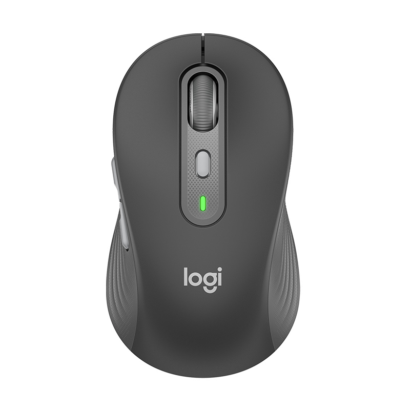 罗技Logitech M750L 黑色 大手型 无线蓝牙鼠标