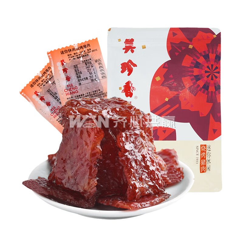 美珍香 200g/包 独立包装 迷你休闲烧烤 猪肉脯