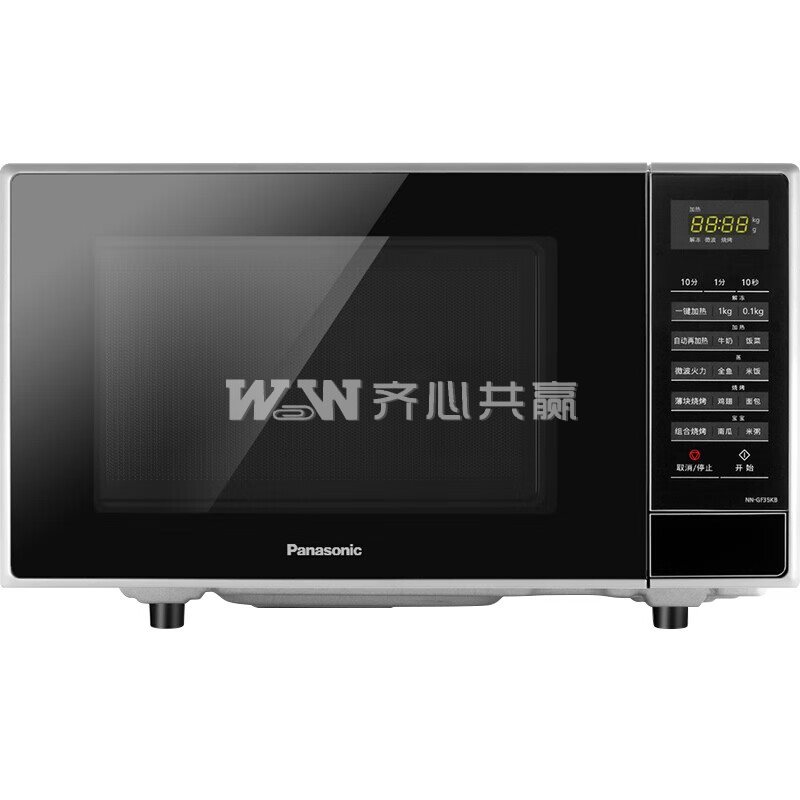 松下Panasonic NN-GF35KB 23L 黑色 平板式 微烤一体式微波炉