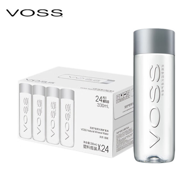 芙丝VOSS 330ml*24瓶/箱 塑料瓶 饮用天然矿泉水（整箱）