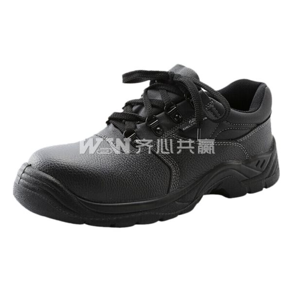 代尔塔 301518 37码 黑色 防砸防刺防静电 牛皮安全鞋