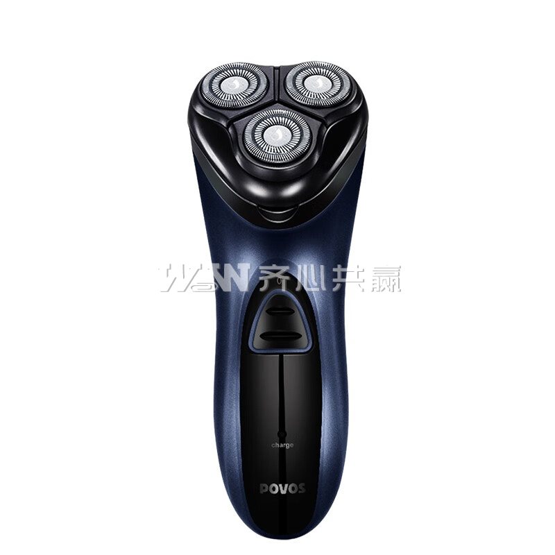 奔腾Povos PB0792Q 黑色 三刀头 充电款 电动剃须刀