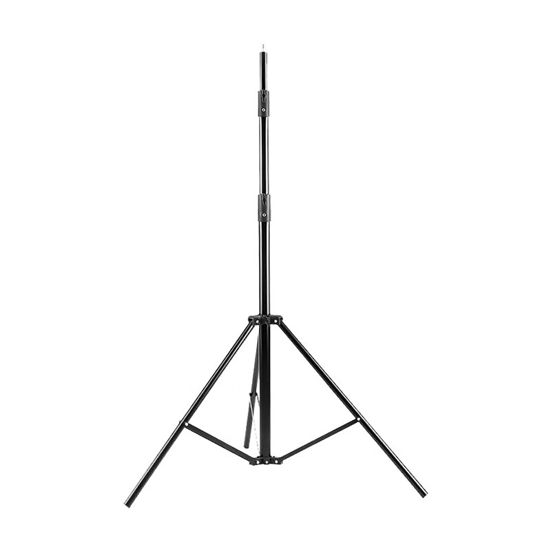 神牛 高110-280cm 1/4螺口 黑色 三节 可伸缩折叠 铁艺摄影灯弹簧三脚支架
