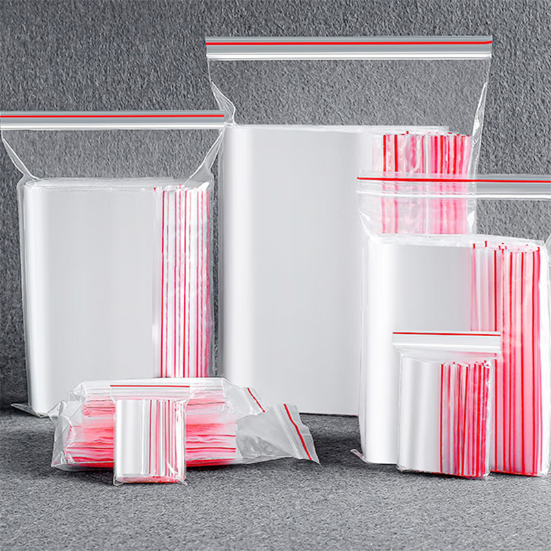 登比 50*70cm 50只/包 红边12丝 14号 透明自封袋