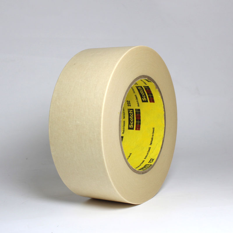 3M 思高/Scotch 232 50mm*55米/卷 厚0.16mm 天然色 美纹纸胶带