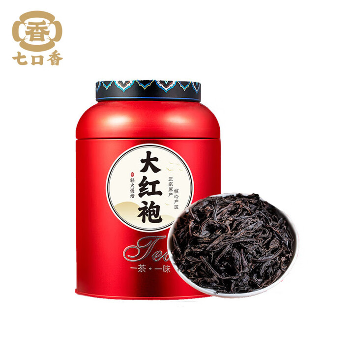 七口香 150g/罐 梅瓶铁罐 大红袍 乌龙茶