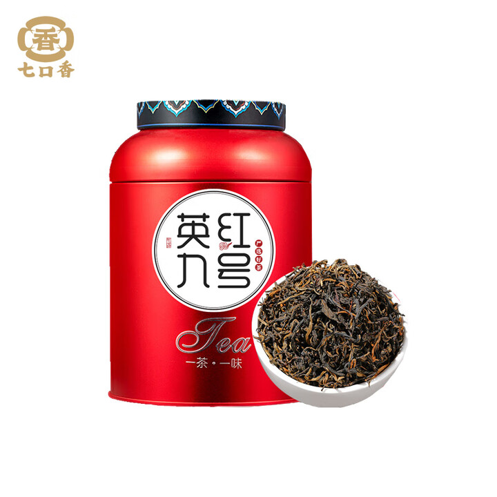 七口香 250g/罐 梅瓶铁罐 英红九号 红茶