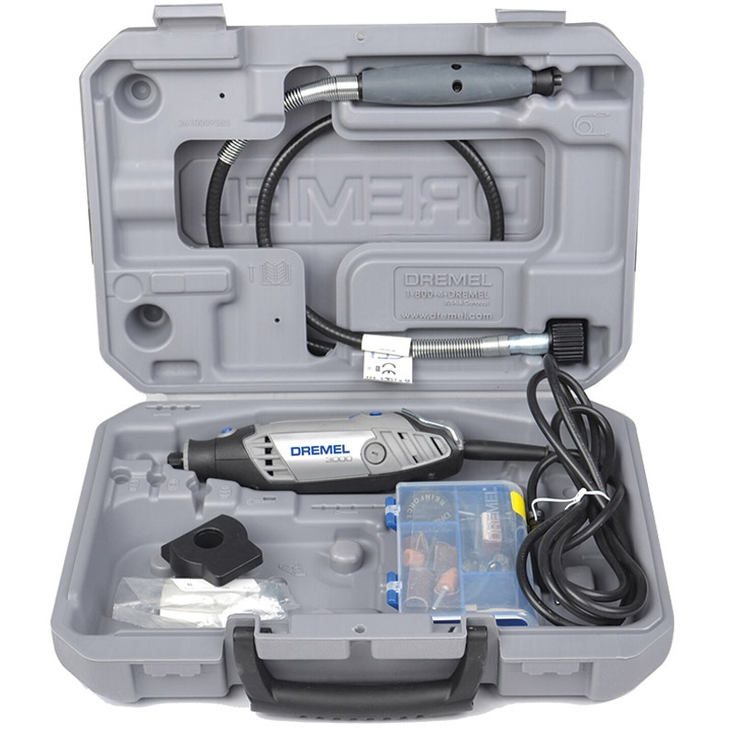 琢美Dremel 3000-2/30 含附件30个+配件2个 插电式 变速电磨机套装