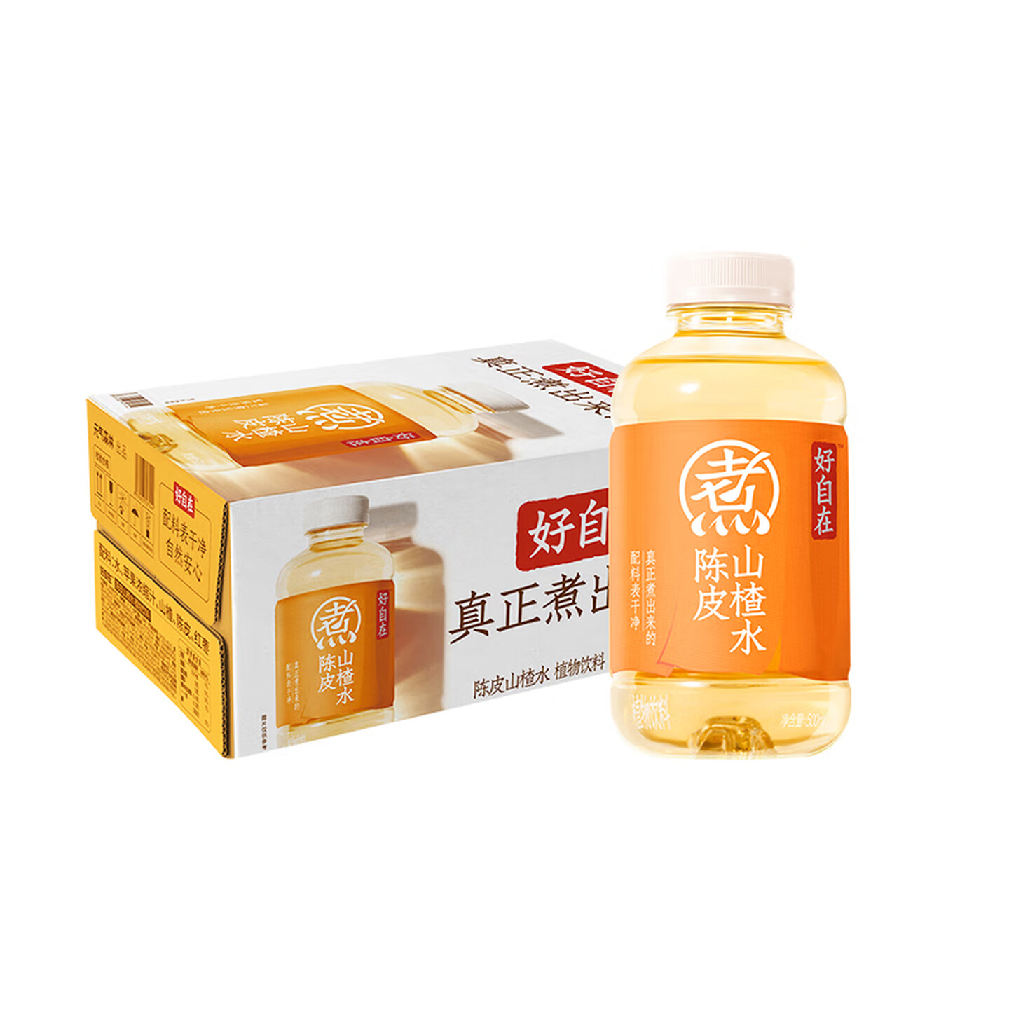 元气森林 好自在 500ml*15瓶/箱 煮 陈皮山楂水（整箱）