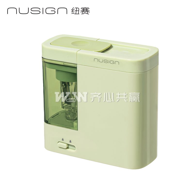 得力Deli 纽赛 NS071 旷野绿 EASY电动防尘卷笔刀/削笔机