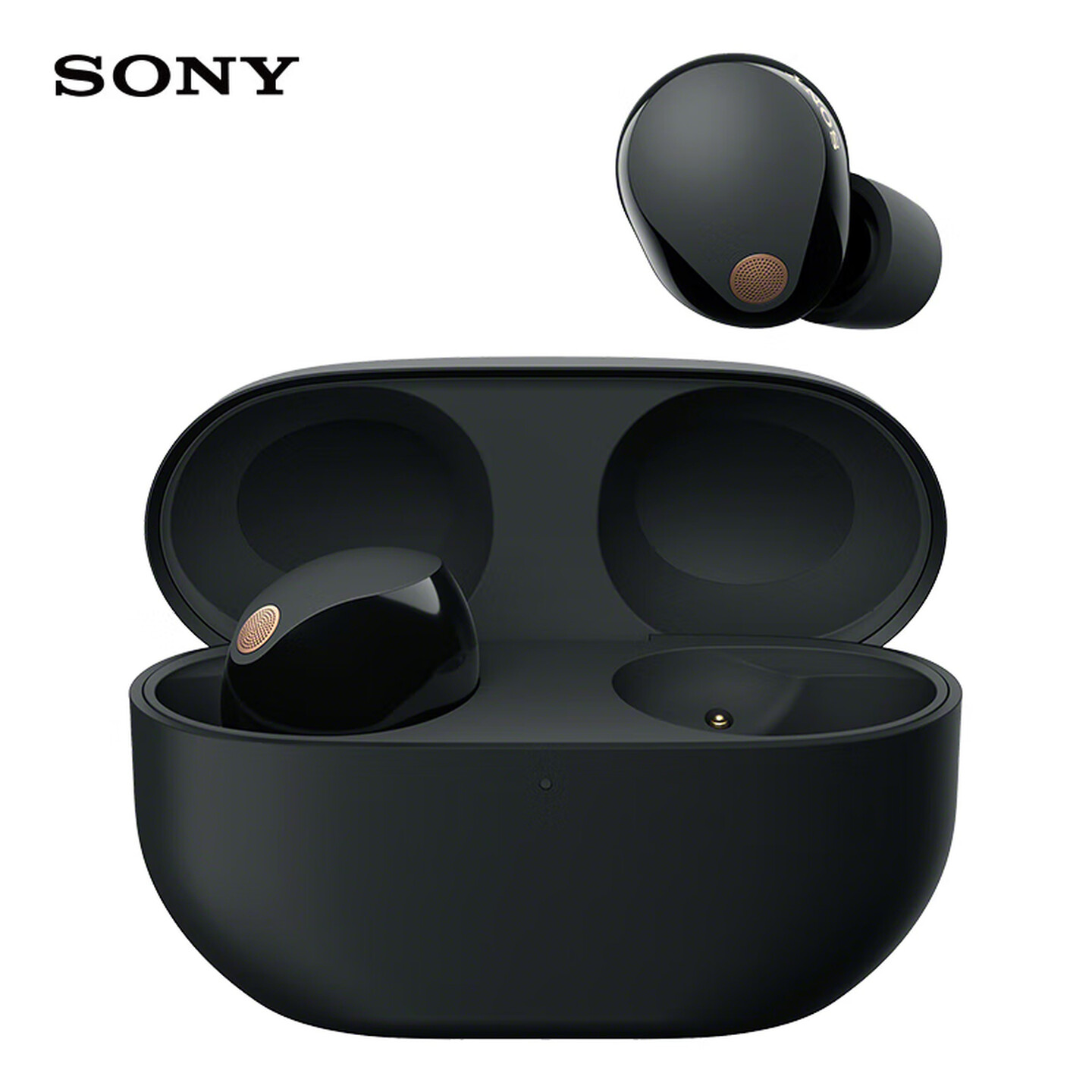 索尼Sony WF-1000XM5 黑色 入耳式 真无线蓝牙降噪耳机