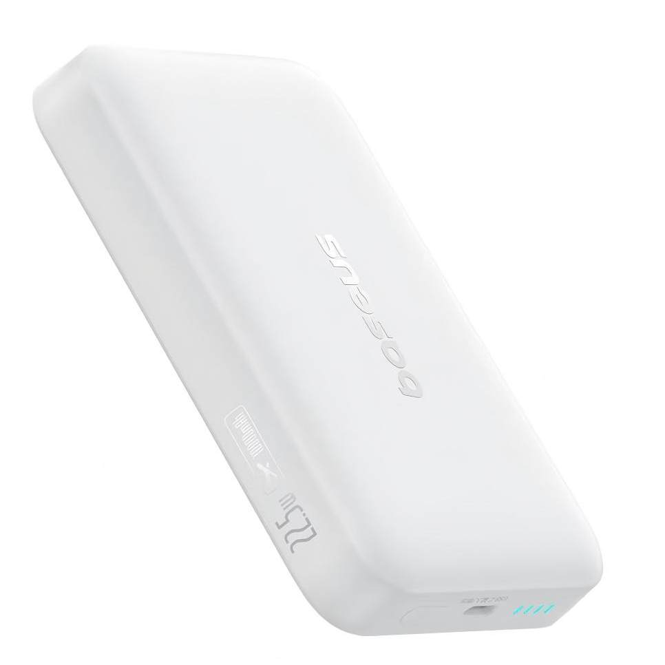 倍思Baseus PPFM11-1022 10000mAh 22.5W 皓月白 磁吸迷你无线快充移动电源